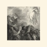 An image of Jesus coming out of the tomb.