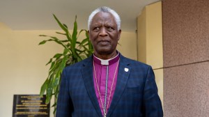 Rwandan Bishop Laurent Mbanda, newly elected leader of the Global Anglican Council, poses for a photograph in Abuja on March 5, 2026.