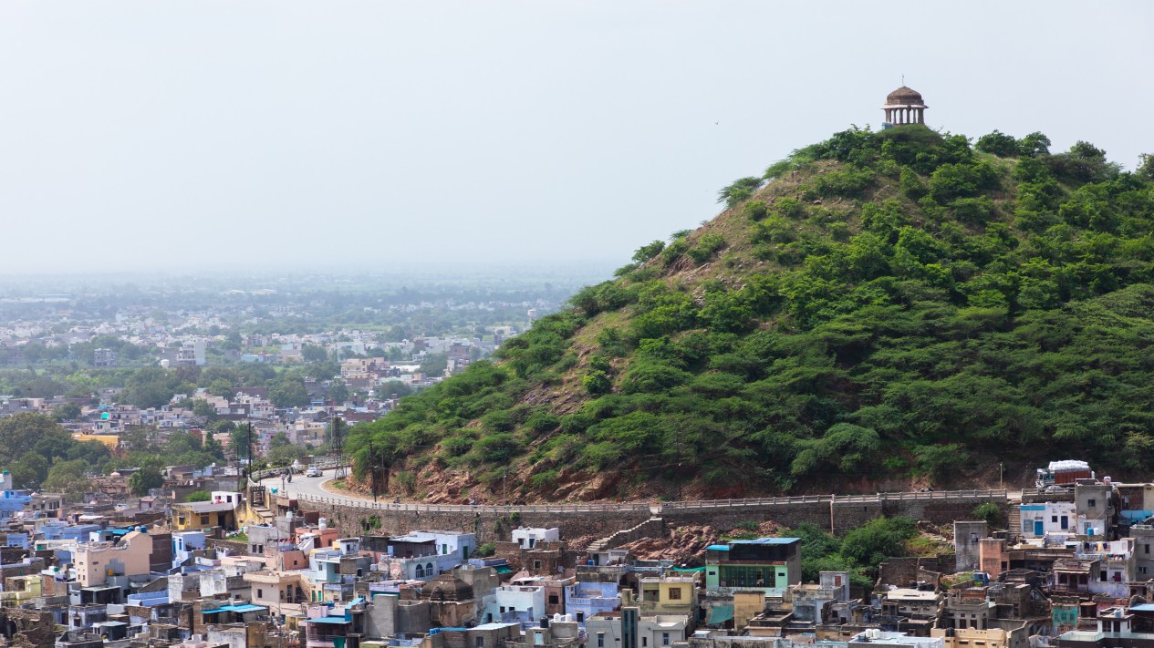 A view of the city of Bundi in the Hadoti region of Rajasthan State in India on July 16, 2019.