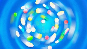 A swirling vortex of pills.