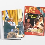 An image of Jimmy Carter and a magazine cover from the CT archives.