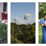 Images of the Gidenko family and war-torn Ukraine.