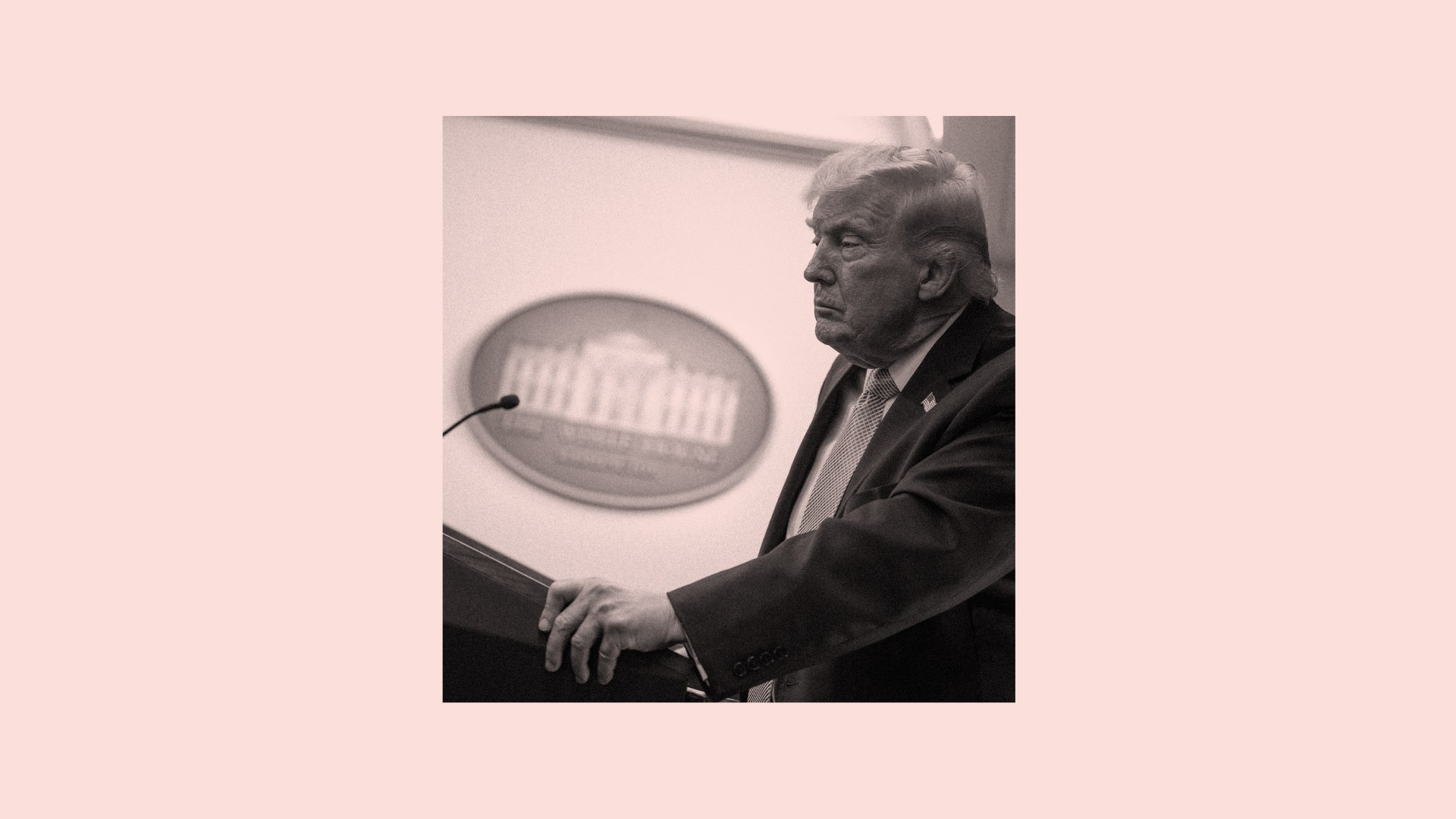 U.S. President Donald Trump answers questions during a press conference on Iran on April 06, 2026 in Washington, DC.