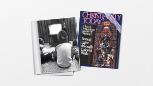 A CT magazine cover from 1981 and an image of a person in front of a tv.