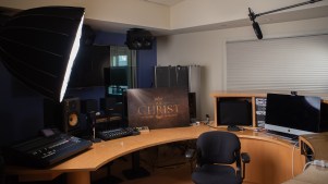 The recording studio for The Christ podcast.