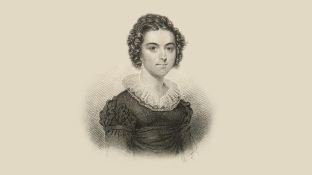 Engraved portrait of a young Ann Judson.