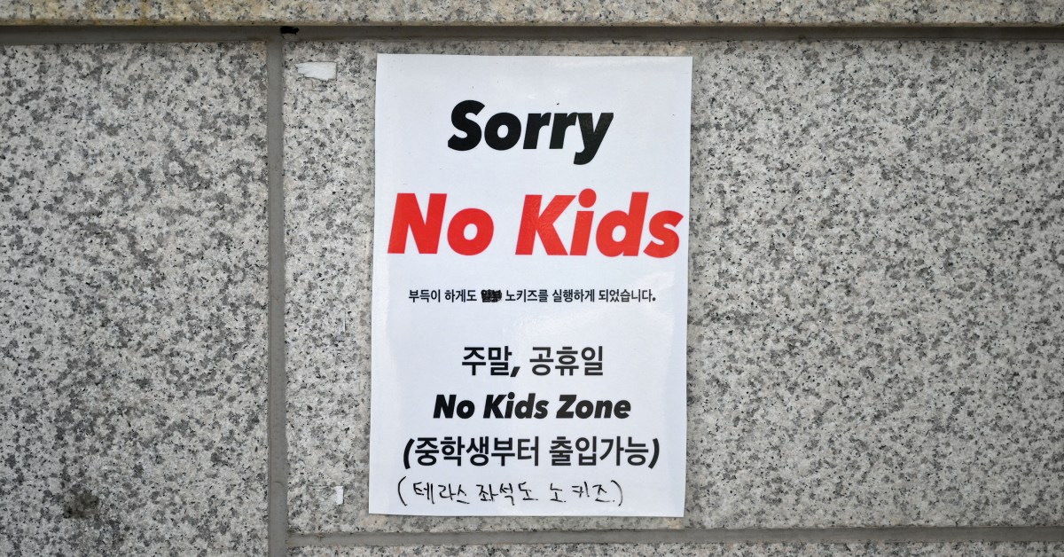 ‘No-Kids Zones’ Abound in South Korea. But Kids Aren't Pests.